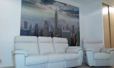 Montaj tapet 3D — fotografie din lucrările executate 2